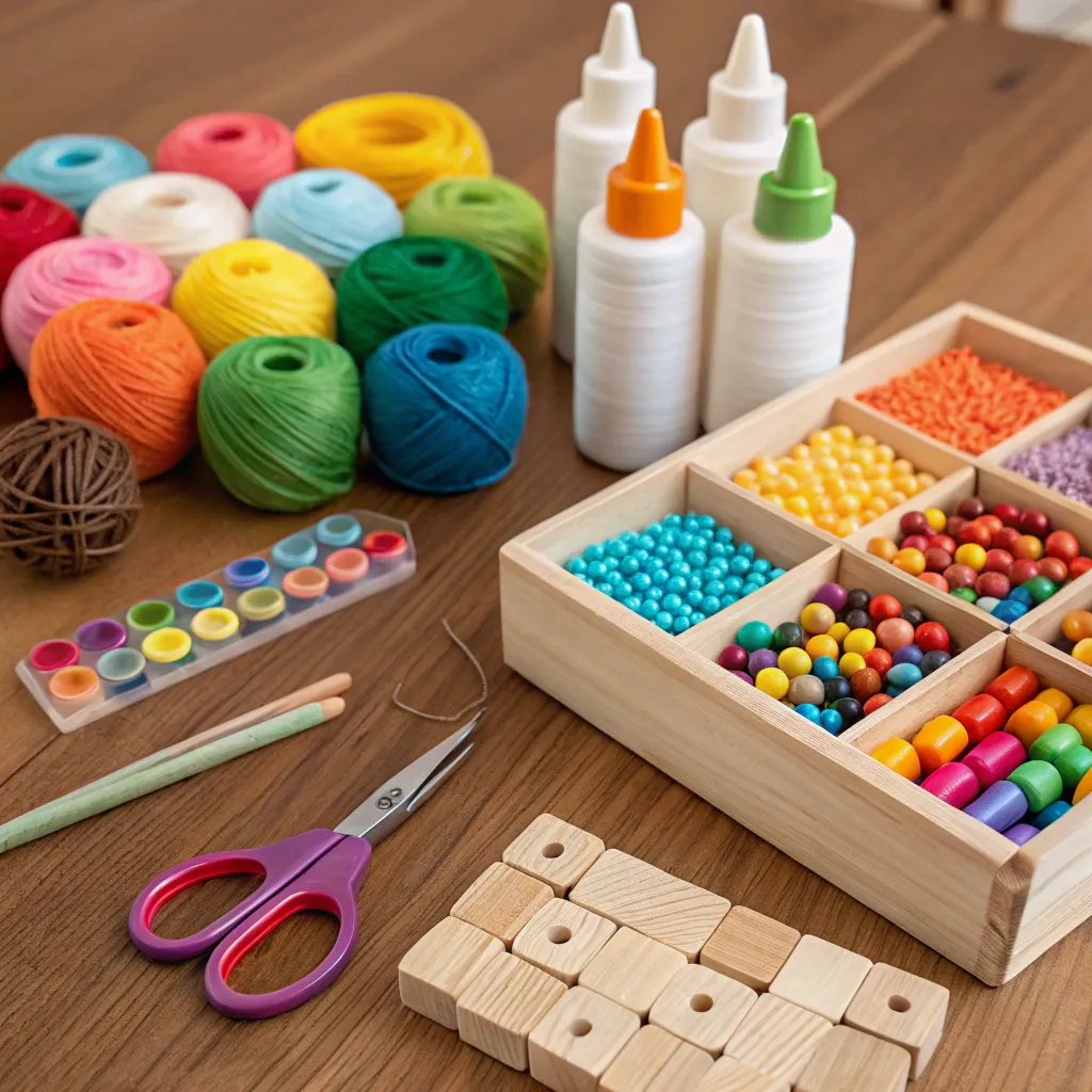 Assorted Handicraft Supplies